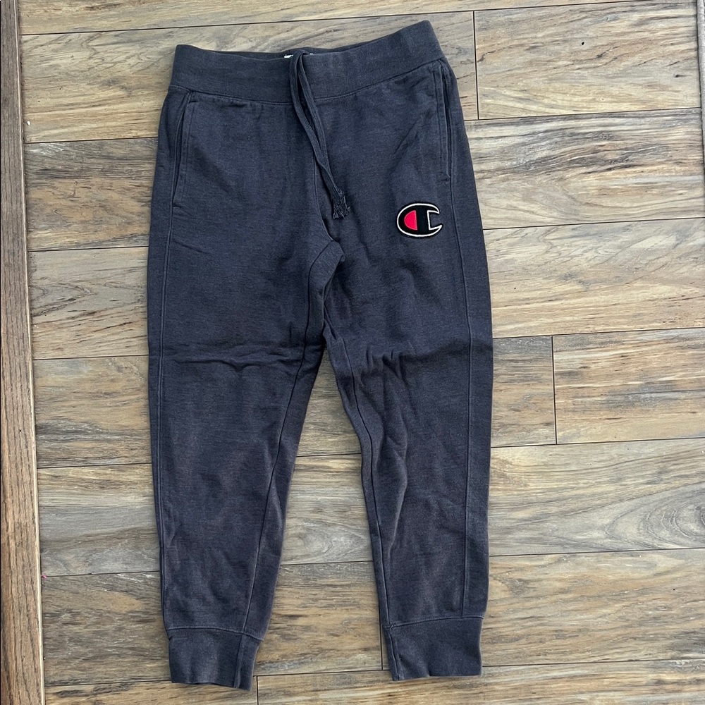 Champion Dark Gray Joggers with Logo